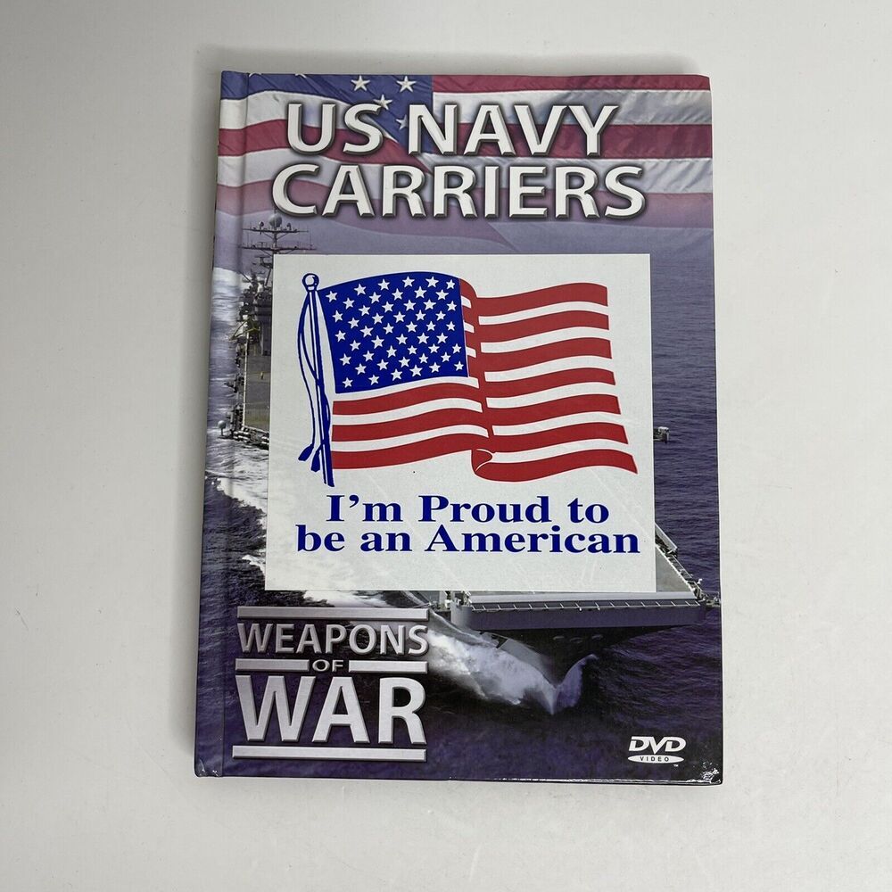 US Navy Carriers Weapons Of War DVD I,m Proud to be an American